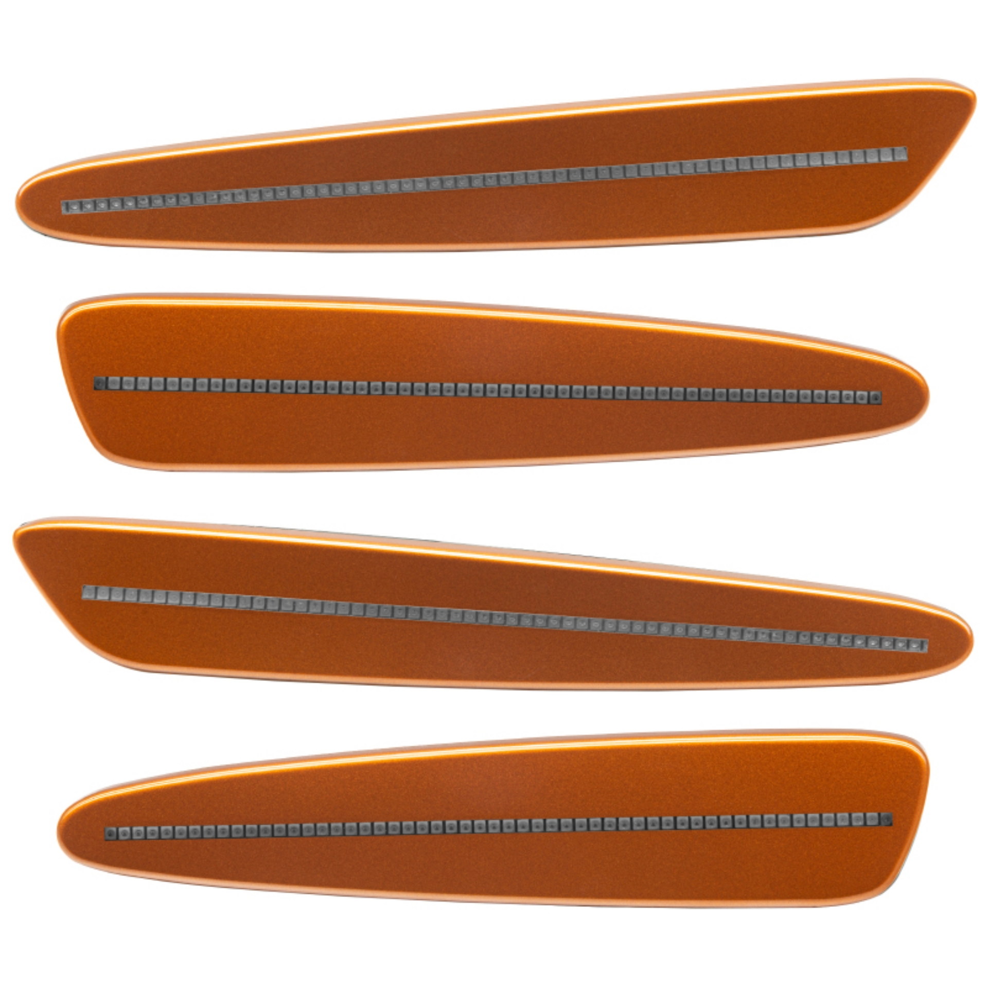 Picture of Oracle 05-13 Chevrolet Corvette C6 Concept Sidemarker Set - Clear - Atomic Orange 418P