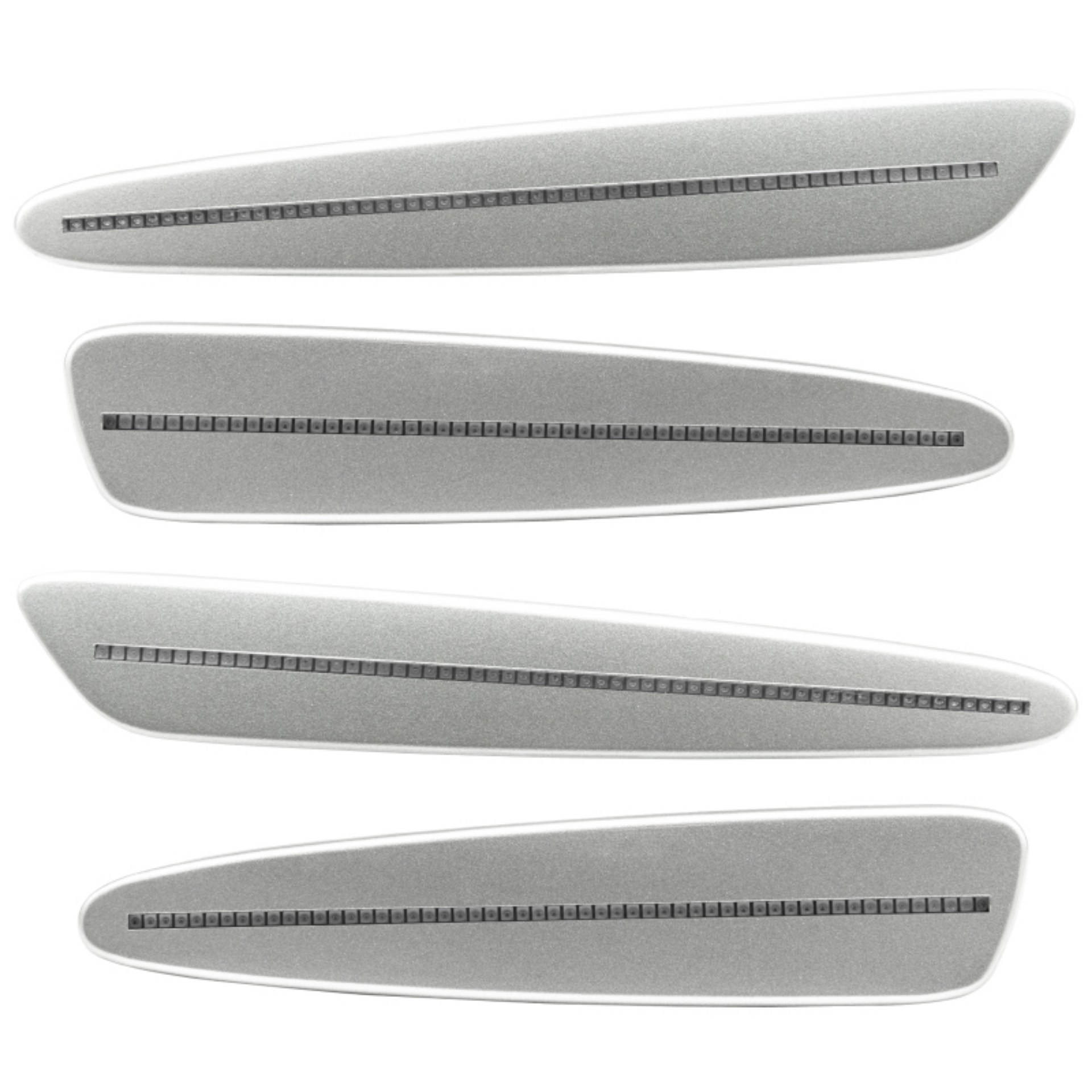 Picture of Oracle 05-13 Chevy Corvette C6 Concept Sidemarker Set Clear - Light Tarnished Silver Metallic 67U