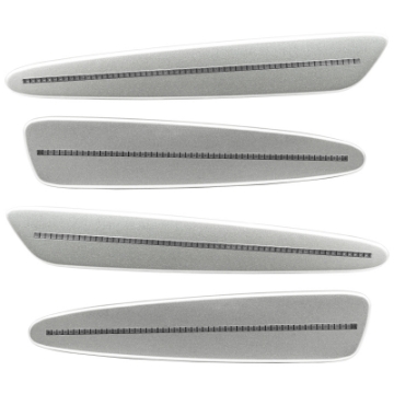 Picture of Oracle 05-13 Chevy Corvette C6 Concept Sidemarker Set Clear - Light Tarnished Silver Metallic 67U