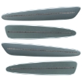 Picture of Oracle 05-13 Chevrolet Corvette C6 Concept Sidemarker Set - Clear - Sky Gray Metallic 83U