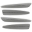 Picture of Oracle 05-13 Chevy Corvette C6 Concept Sidemarker Set - Clear - Switchblade Silver Metallic GAN