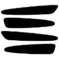 Picture of Oracle 05-13 Chevrolet Corvette C6 Concept Sidemarker Set - Ghosted - Black GBA