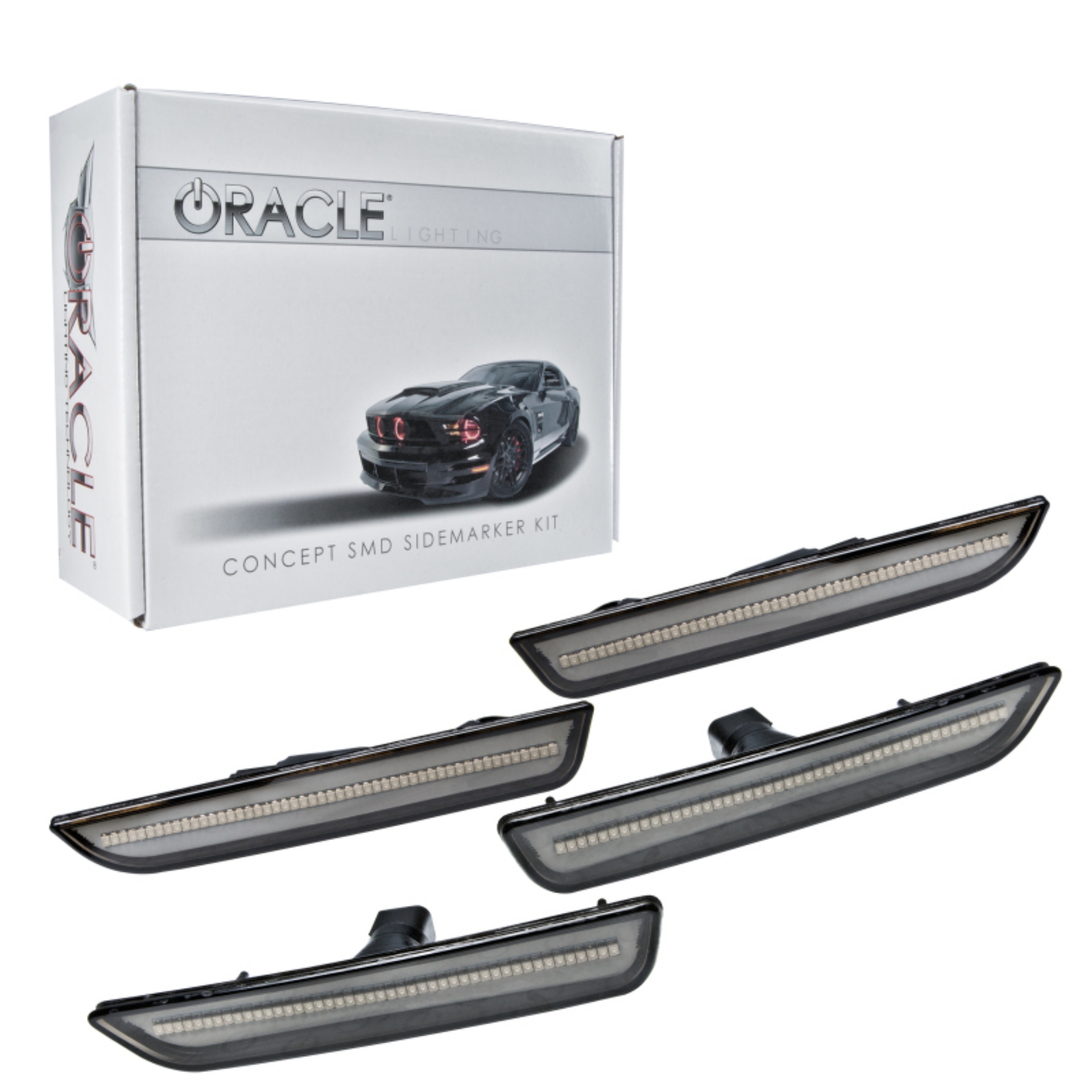 Picture of Oracle 10-14 Ford Mustang Concept Sidemarker Set - Tinted - No Paint