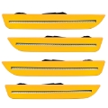 Picture of Oracle 10-14 Ford Mustang Concept Sidemarker Set - Clear - School Bus Yellow B1BYM628