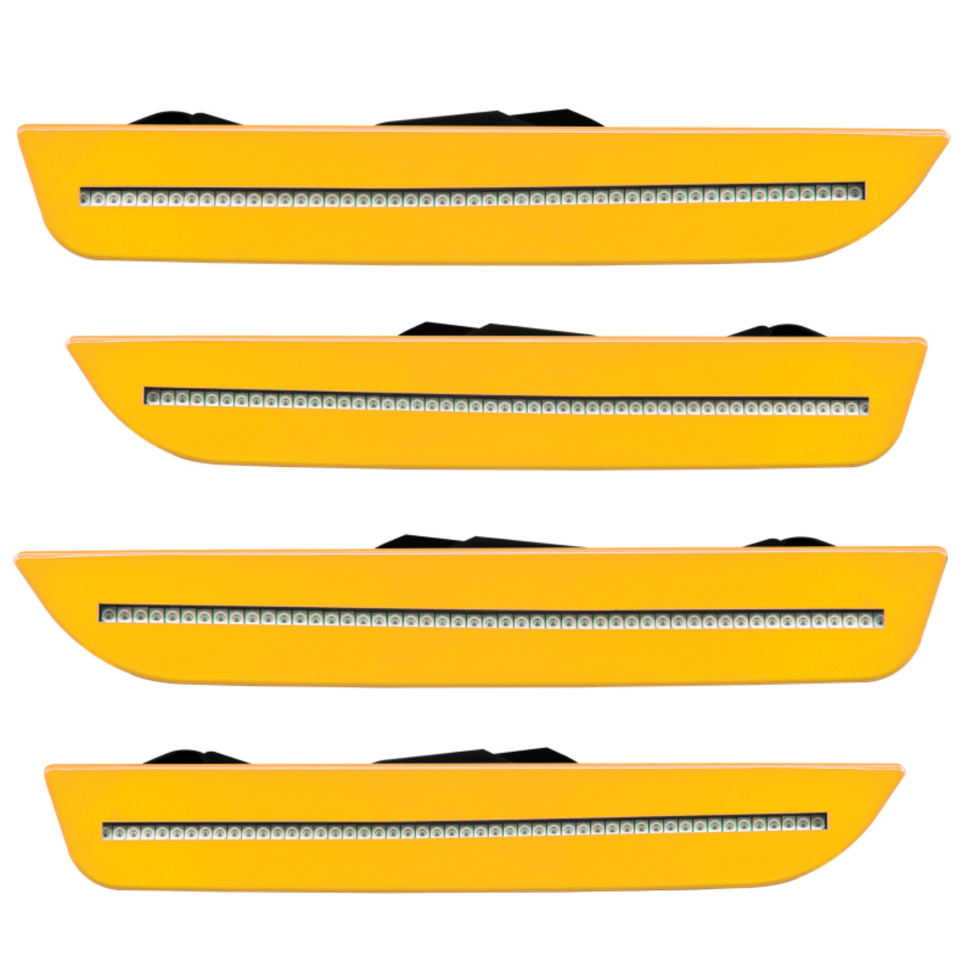 Picture of Oracle 10-14 Ford Mustang Concept Sidemarker Set - Clear - School Bus Yellow B1BYM628