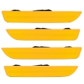 Picture of Oracle 10-14 Ford Mustang Concept Sidemarker Set - Ghosted - School Bus Yellow B1BYM628