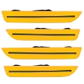 Picture of Oracle 10-14 Ford Mustang Concept Sidemarker Set - Tinted - School Bus Yellow B1BYM628