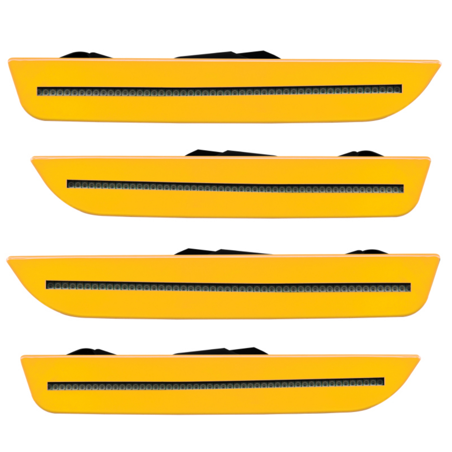 Picture of Oracle 10-14 Ford Mustang Concept Sidemarker Set - Tinted - School Bus Yellow B1BYM628