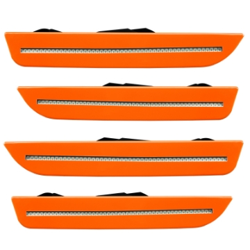 Picture of Oracle 10-14 Ford Mustang Concept Sidemarker Set - Clear - Competition Orange CY