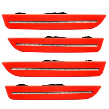 Picture of Oracle 10-14 Ford Mustang Concept Sidemarker Set - Clear - Colorado Red D3