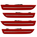 Picture of Oracle 10-14 Ford Mustang Concept Sidemarker Set - Clear - Toreador Red Metallic FL