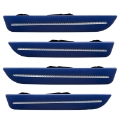 Picture of Oracle 10-14 Ford Mustang Concept Sidemarker Set - Clear - Deep Impact Blue Metallic J4