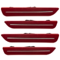 Picture of Oracle 10-14 Ford Mustang Concept Sidemarker Set - Clear - Ruby Red Metallic RR