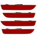 Picture of Oracle 10-14 Ford Mustang Concept Sidemarker Set - Ghosted - Red Candy Tint Metallic U6