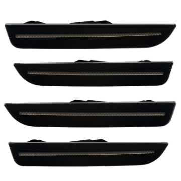 Picture of Oracle 10-14 Ford Mustang Concept Sidemarker Set - Tinted - Ebony-Black UA