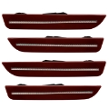 Picture of Oracle 10-14 Ford Mustang Concept Sidemarker Set - Clear - Lava Red Metallic UZ
