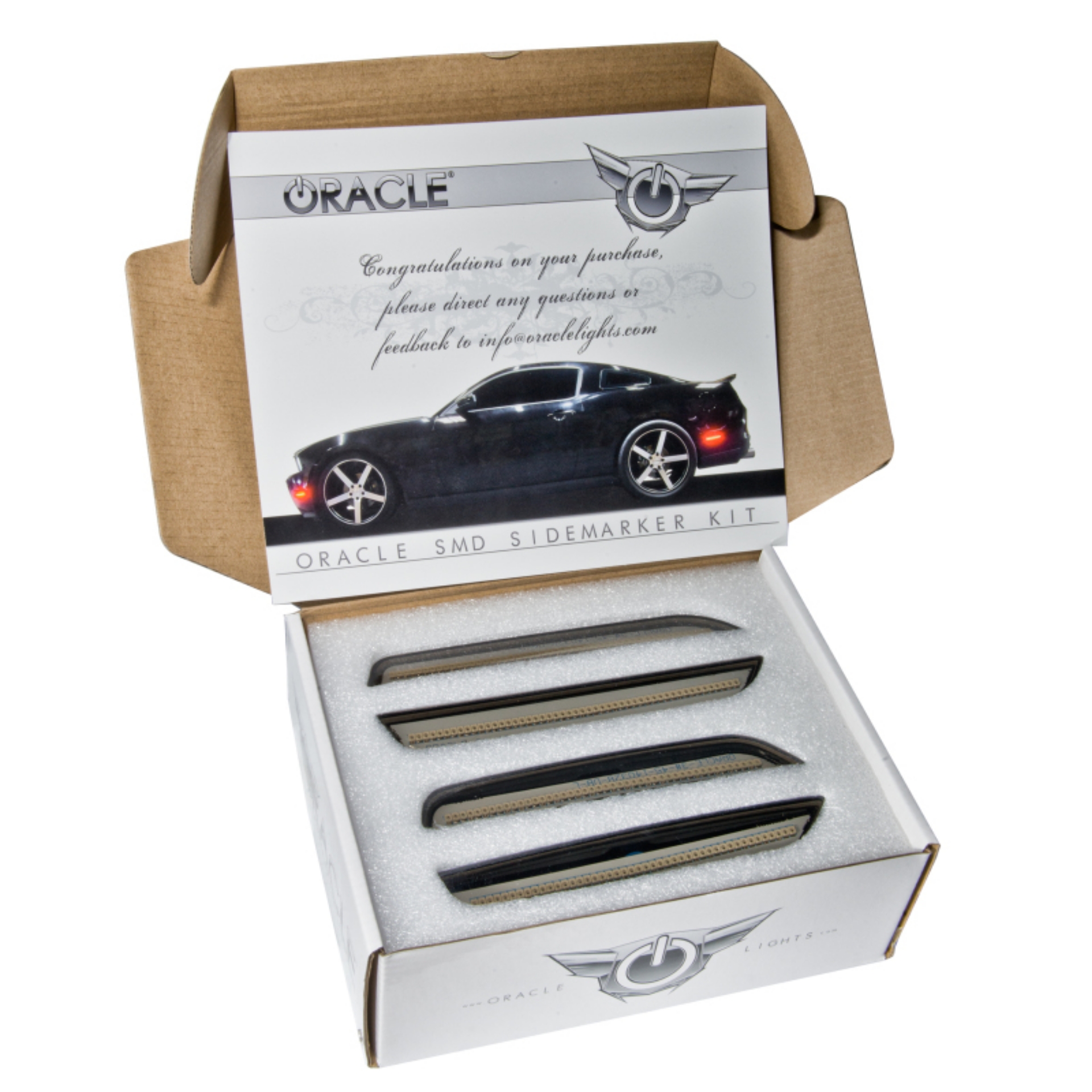 Picture of Oracle 10-14 Ford Mustang Concept Sidemarker Set - Ghosted - Lava Red Metallic UZ