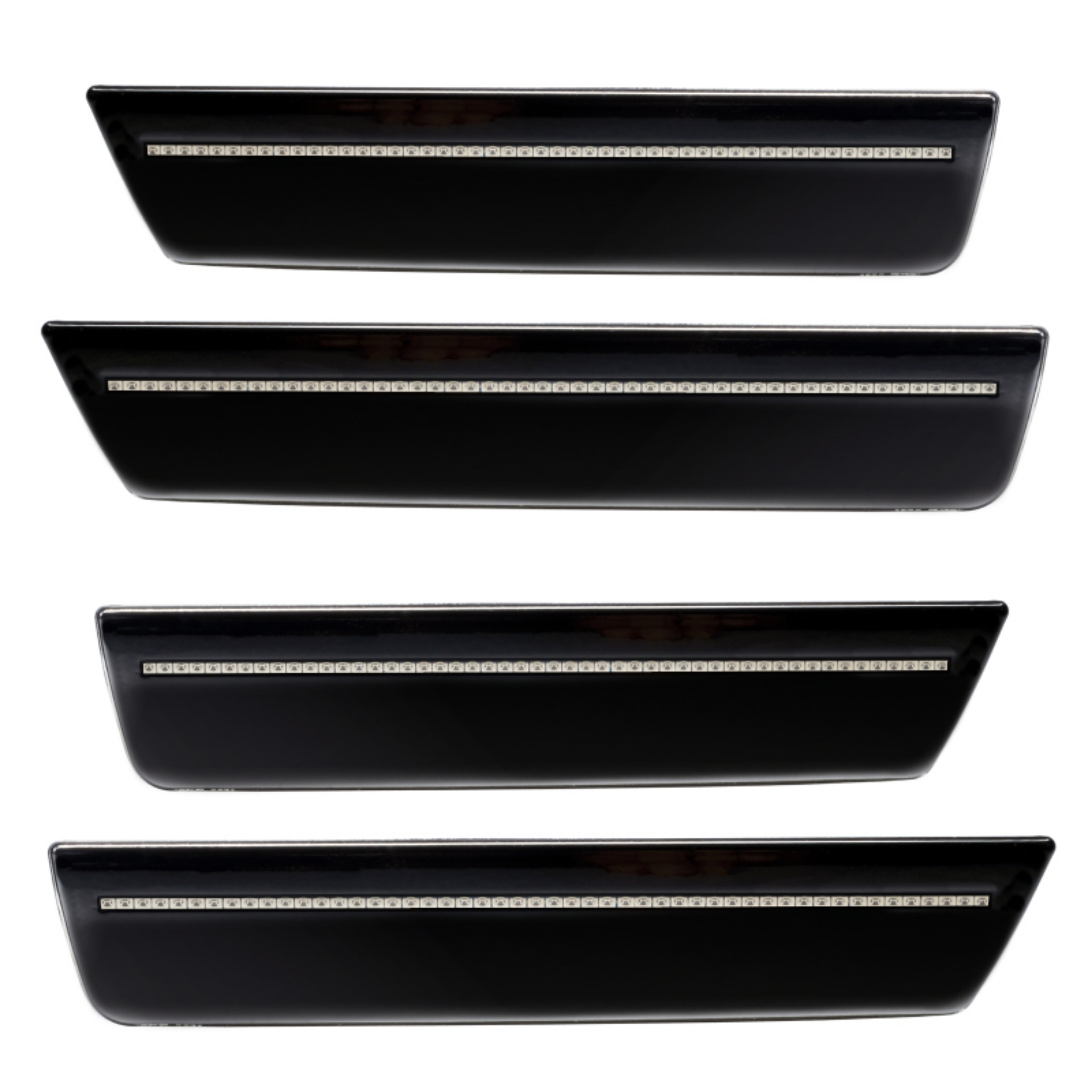 Picture of Oracle 08-14 Dodge Challenger Concept Sidemarker Set - Clear - Pitch Black PX8