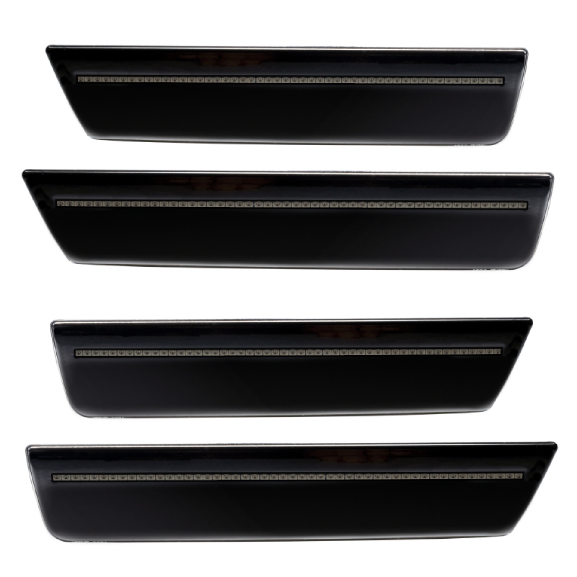 Picture of Oracle 08-14 Dodge Challenger Concept Sidemarker Set - Tinted - Pitch Black PX8
