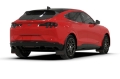 Picture of Rally Armor 21-25 Ford Mustang Mach-E-GT-Rally Black UR Mud Flap w-Light Blue Logo