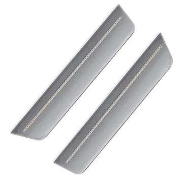 Picture of Oracle 11-14 Dodge Charger Concept Sidemarker Set Rear Only - Clear - Billet Metallic PSC