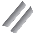 Picture of Oracle 11-14 Dodge Charger Concept Sidemarker Set Rear Only - Ghosted - Billet Metallic PSC