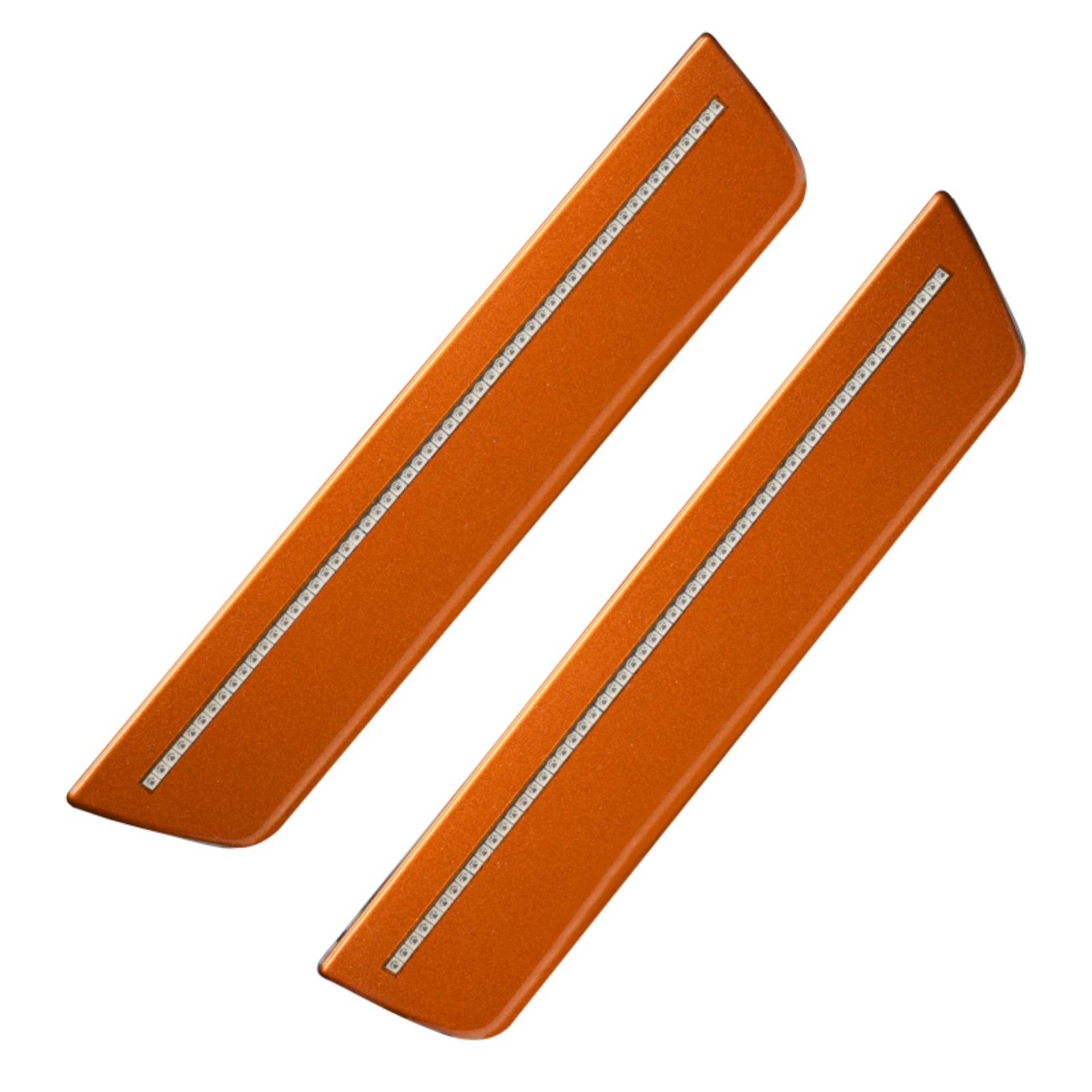 Picture of Oracle 11-14 Dodge Charger Concept Sidemarker Set Rear Only - Clear - Toxic Orange PVG-QVGS