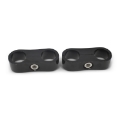 Picture of Russell Hose Separator For -10 Braided Hose - Black Anodize 2 Pack