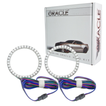 Picture of Oracle Ford Mustang V6 13-14 WP LED Projector Fog Halo Kit - ColorSHIFT