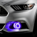 Picture of Oracle 15-17 Ford Mustang Dynamic RGB+A Projector Surface Mount Fog Light Halo Kit -