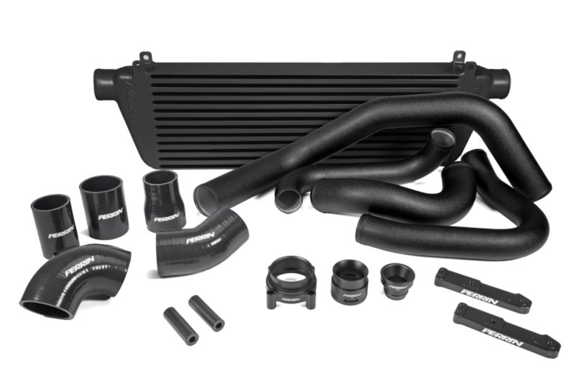 Picture of PERRIN 22-25 Subaru WRX Front Mount Intercooler Kit Black Tubes & Black Core
