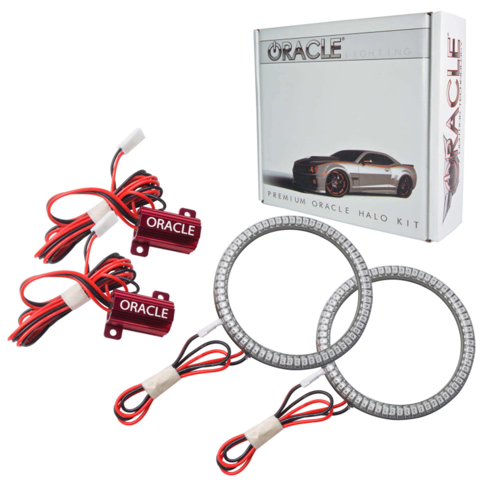 Picture of Oracle GMC Sierra 14-15 LED Waterproof Fog Halo Kit - White