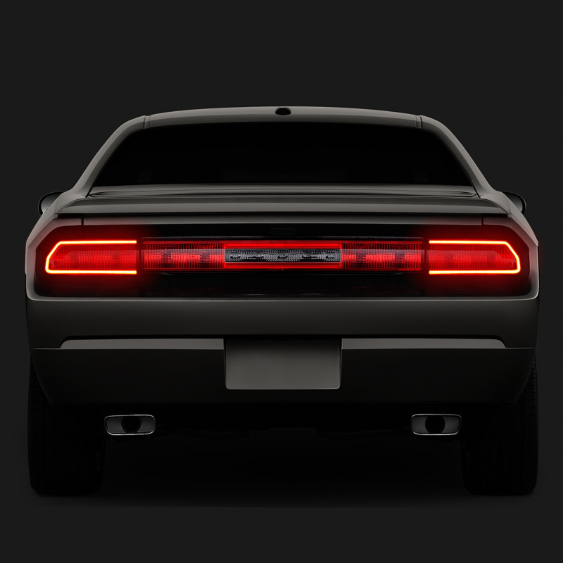 Picture of Oracle Dodge Challenger 08-14 LED Waterproof Afterburner Kit - Red