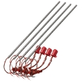 Picture of Oracle Dodge Challenger 08-14 Afterburner Center Section 4 pcs - Red
