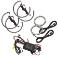 Picture of Oracle 0814 Dodge Challenger Dynamic Surface Mount Headlight-Fog Light Halo Kit COMBO