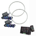 Picture of Oracle 7in Round Exterior Waterproof LED Halo Kit - ColorSHIFT w- 2-0 Controller