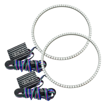 Picture of Oracle 7in Round Exterior Waterproof LED Halo Kit - ColorSHIFT w-o Controller