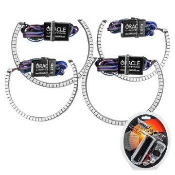 Picture of Oracle Dodge Challenger 15-21 LED Waterproof Halo Kit - ColorSHIFT