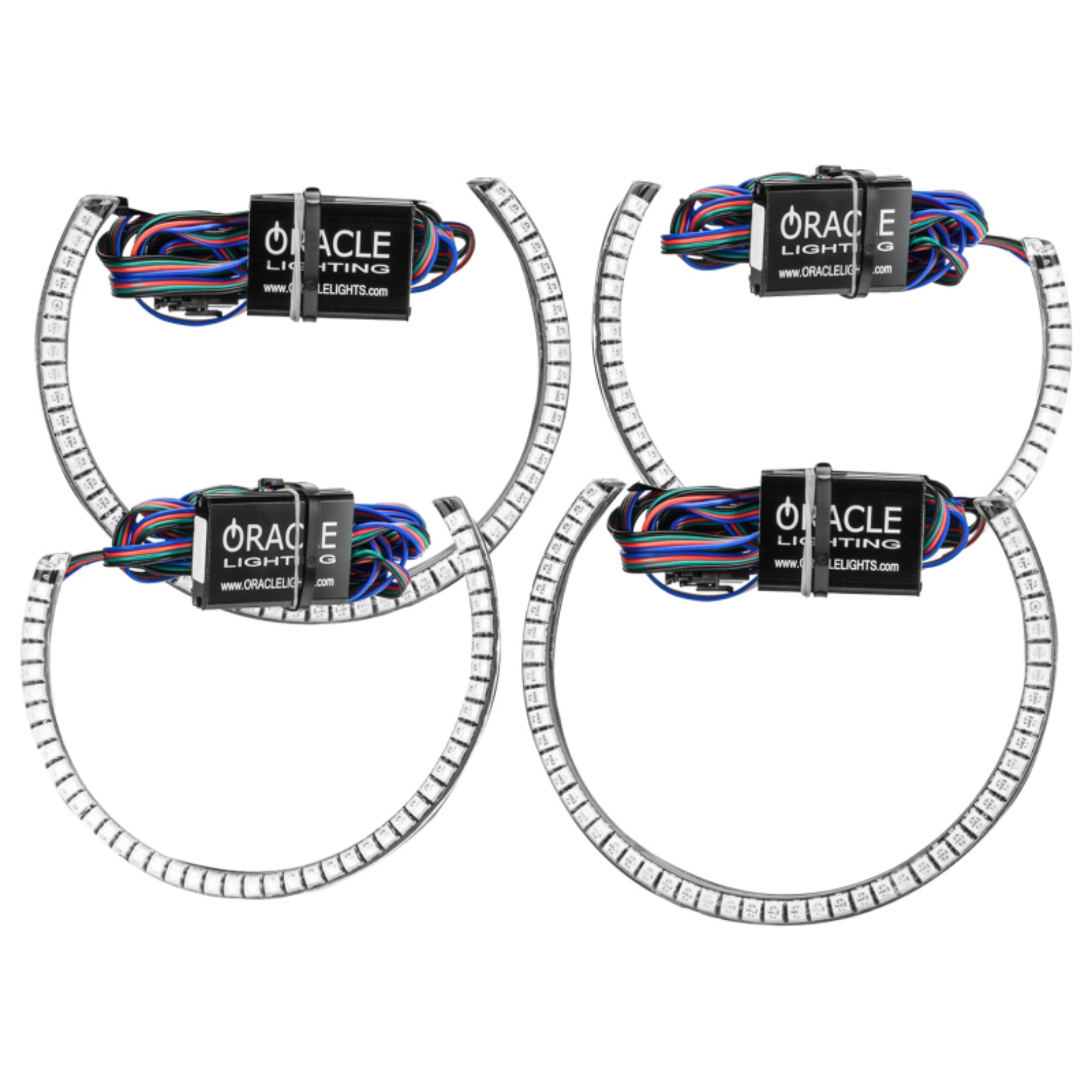 Picture of Oracle Dodge Challenger 15-21 LED Waterproof Halo Kit - ColorSHIFT w-o Controller