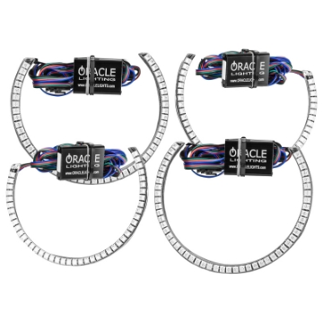 Picture of Oracle Dodge Challenger 15-21 LED Waterproof Halo Kit - ColorSHIFT w-o Controller