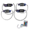 Picture of Oracle Dodge Challenger 15-21 LED Waterproof Halo Kit - ColorSHIFT w- Simple Controller