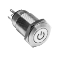 Picture of Oracle Pre-Wired Power Symbol On-Off Flush Mount LED Switch - Yellow