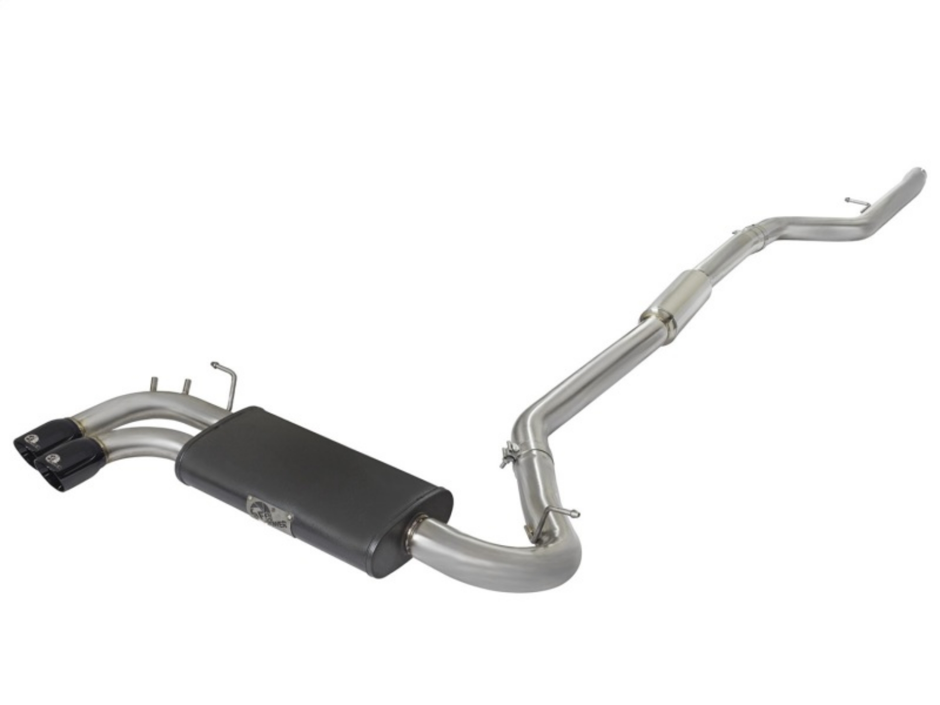 Picture of aFe MACHForce XP Exhausts Cat-Back SS-304 w- Black Tips 12-16 BMW 328i-428i F30-F32 t N20