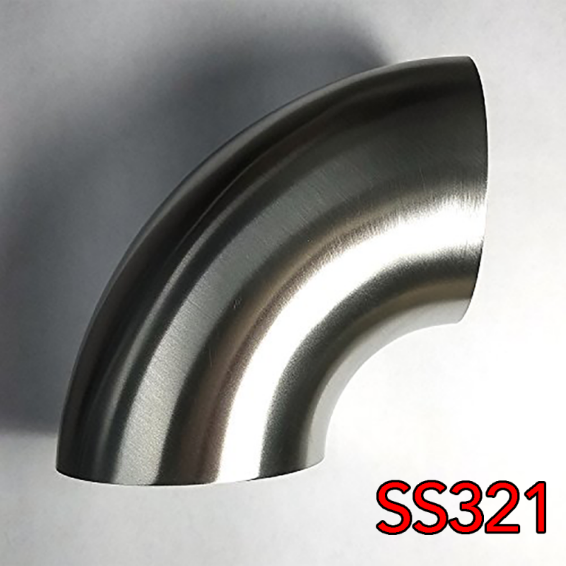 Picture of Stainless Bros 2in SS321 90 Degree Mandrel Bend Elbow 1D - 16GA--065in Wall - No Leg