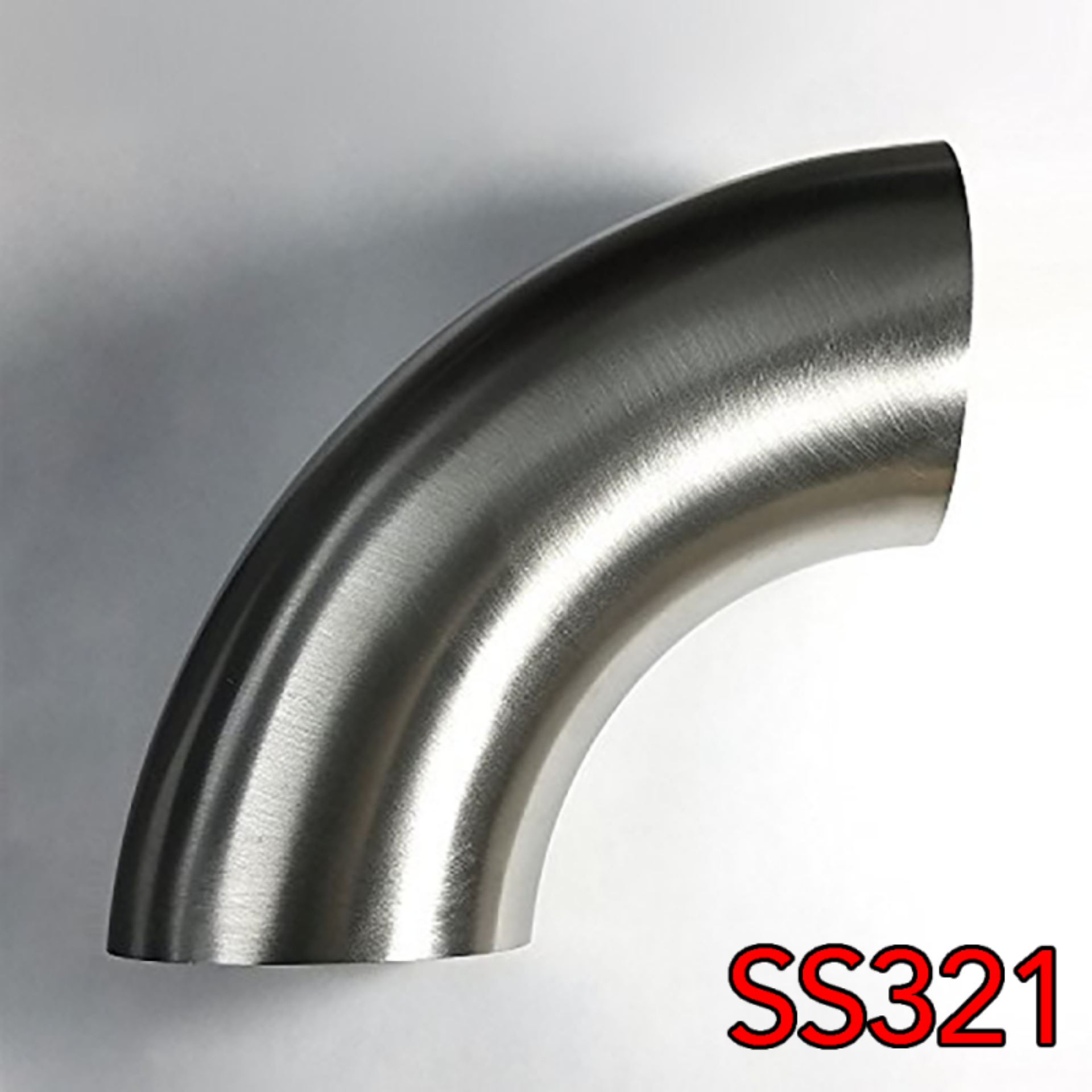 Picture of Stainless Bros 2in SS321 90 Degree Mandrel Bend Elbow 1-5D - 16GA--065in Wall - No Leg