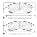 Picture of StopTech 2016 Chevy Tahoe Street Touring Front Brake Pads