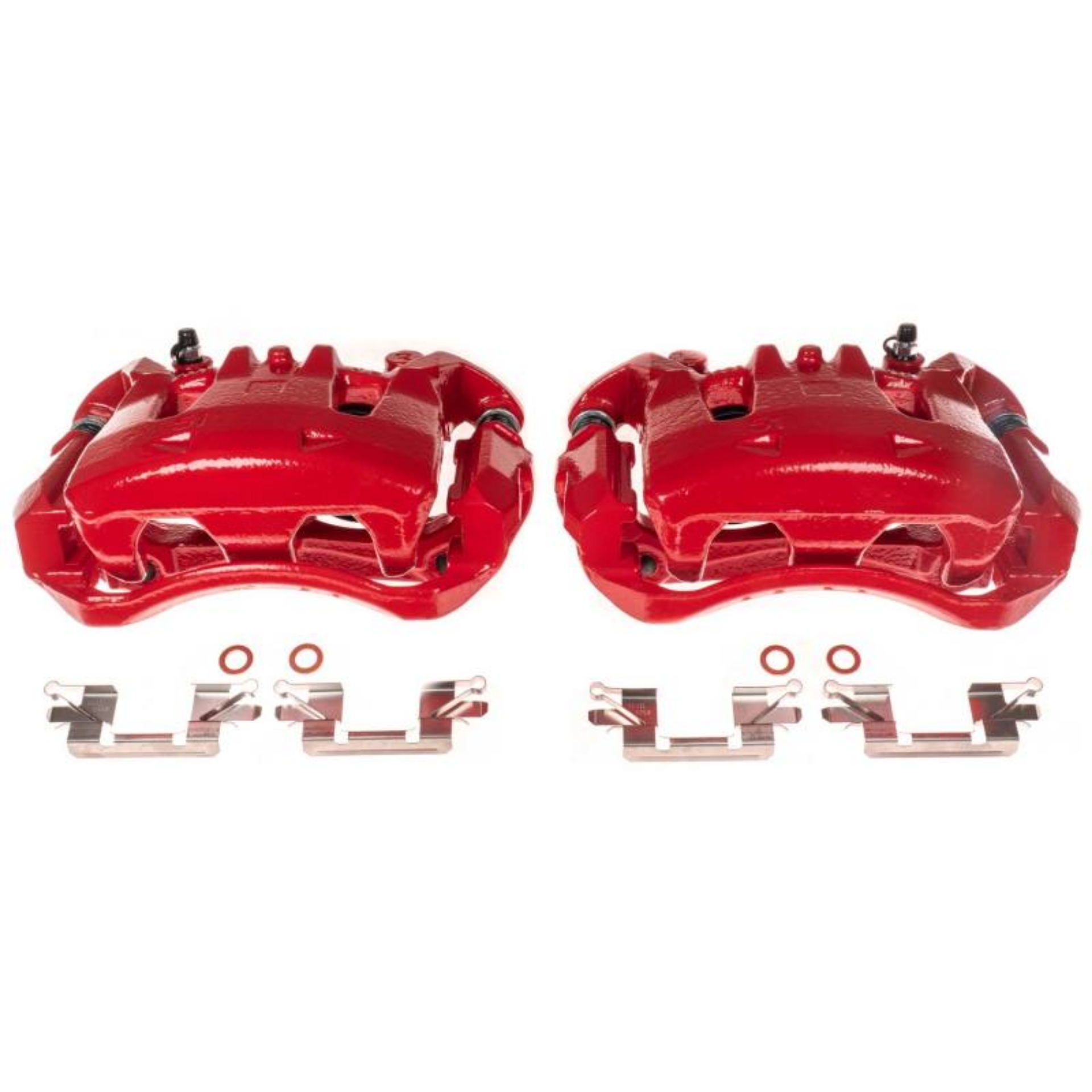 Picture of Power Stop 11-13 Nissan Leaf Front Red Calipers w-Brackets - Pair