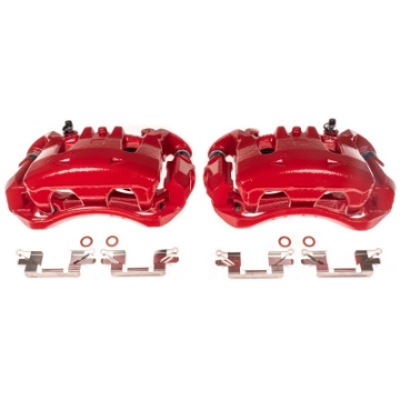 Picture of Power Stop 11-13 Nissan Leaf Front Red Calipers w-Brackets - Pair