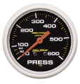 Picture of Autometer 2-5-8in Pro-Comp Liquid Filled Mechanical 600 PSI Pressure Gauge