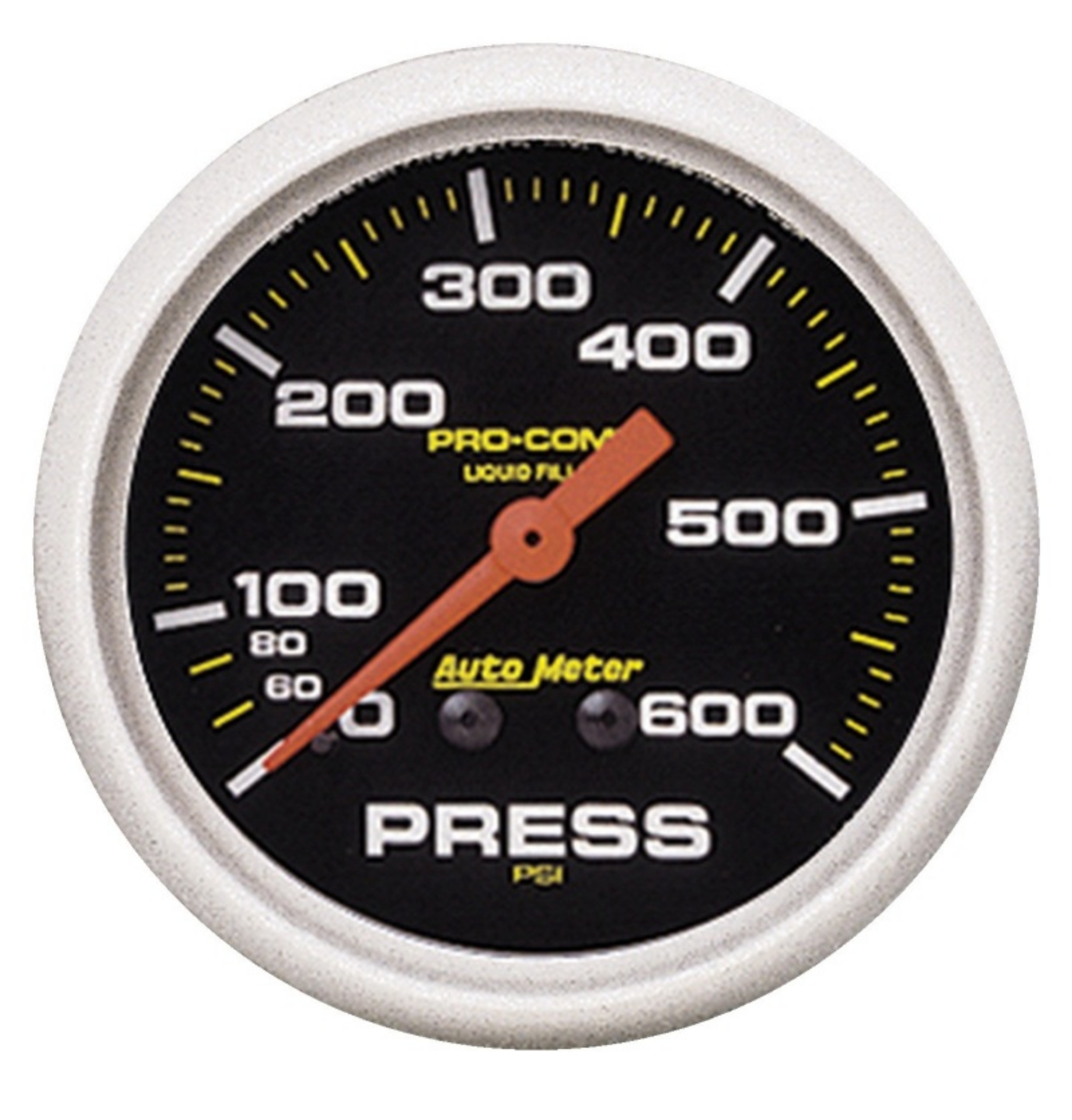 Picture of Autometer 2-5-8in Pro-Comp Liquid Filled Mechanical 600 PSI Pressure Gauge